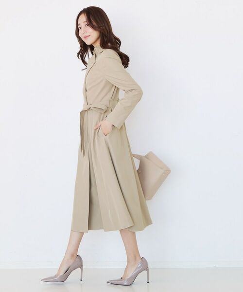 COUP DE CHANCE / クードシャンス トレンチコート | 【きれいめ羽織り】Aラインドレスコート | 詳細11