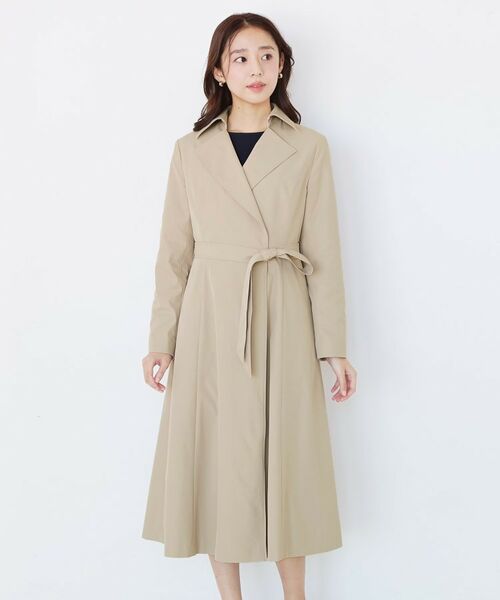 COUP DE CHANCE / クードシャンス トレンチコート | 【きれいめ羽織り】Aラインドレスコート | 詳細13