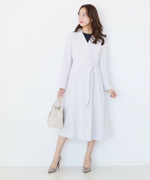 COUP DE CHANCE / クードシャンス トレンチコート | 【きれいめ羽織り】Aラインドレスコート | 詳細3