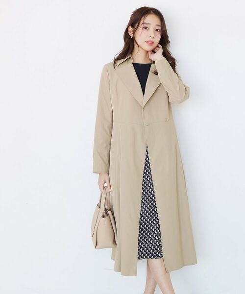 COUP DE CHANCE / クードシャンス トレンチコート | 【きれいめ羽織り】Aラインドレスコート | 詳細8