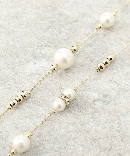 COUP DE CHANCE / クードシャンス ネックレス・ペンダント・チョーカー | ロングパール調ネックレス／国産人工真珠／チェコ装飾／セレモニー | 詳細2