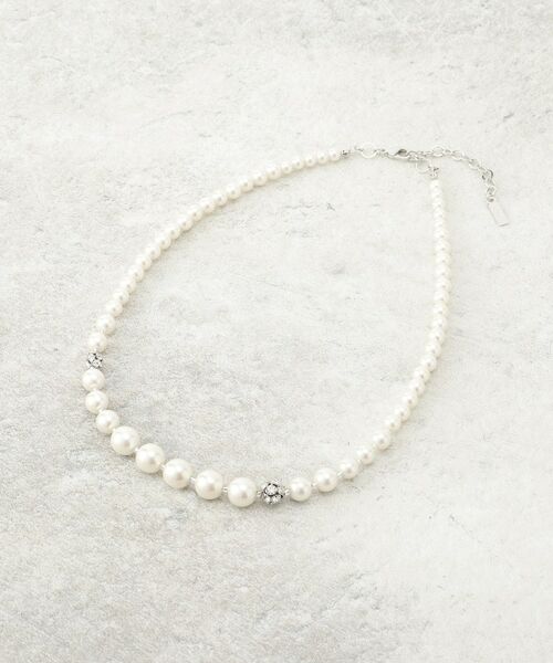 COUP DE CHANCE / クードシャンス ネックレス・ペンダント・チョーカー | 取り外し可能／ツインフェイクパール／国内生産／国産人工真珠／セレモニー／入卒／パーティー | 詳細2