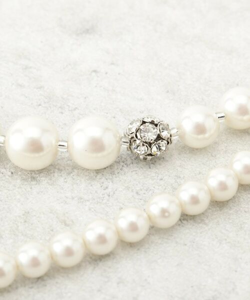 COUP DE CHANCE / クードシャンス ネックレス・ペンダント・チョーカー | 取り外し可能／ツインフェイクパール／国内生産／国産人工真珠／セレモニー／入卒／パーティー | 詳細4