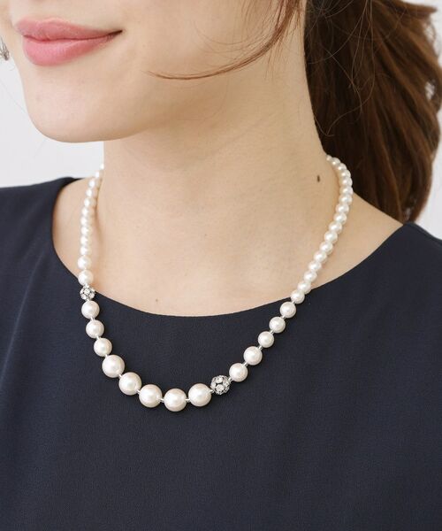 COUP DE CHANCE / クードシャンス ネックレス・ペンダント・チョーカー | 取り外し可能／ツインフェイクパール／国内生産／国産人工真珠／セレモニー／入卒／パーティー | 詳細8