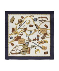 COUP DE CHANCE / クードシャンス バンダナ・スカーフ | 【ベルトチェーン柄/アクセチェーン柄】スカーフ