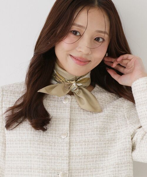 COUP DE CHANCE / クードシャンス バンダナ・スカーフ | 馬具柄スカーフ／クラシカルなプリントスカーフ | 詳細3