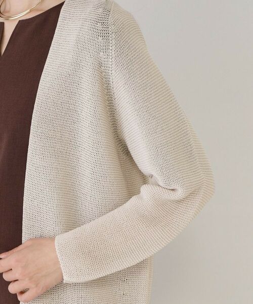 COUP DE CHANCE / クードシャンス カーディガン・ボレロ | 【手洗い可／日本製】着流しカーディガン | 詳細18