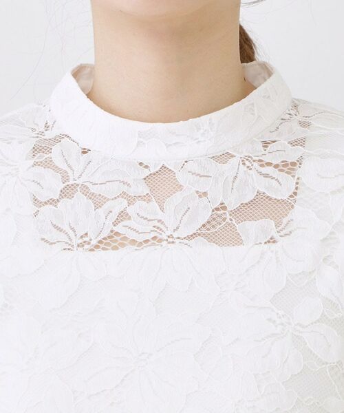 COUP DE CHANCE / クードシャンス シャツ・ブラウス | 【手洗い可】コットン混レースブラウス | 詳細17