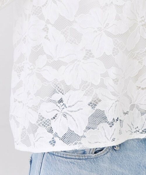 COUP DE CHANCE / クードシャンス シャツ・ブラウス | 【手洗い可】コットン混レースブラウス | 詳細20