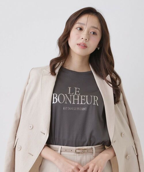 COUP DE CHANCE / クードシャンス Tシャツ | 【手洗い可／日本製】半袖ロゴTシャツ | 詳細1