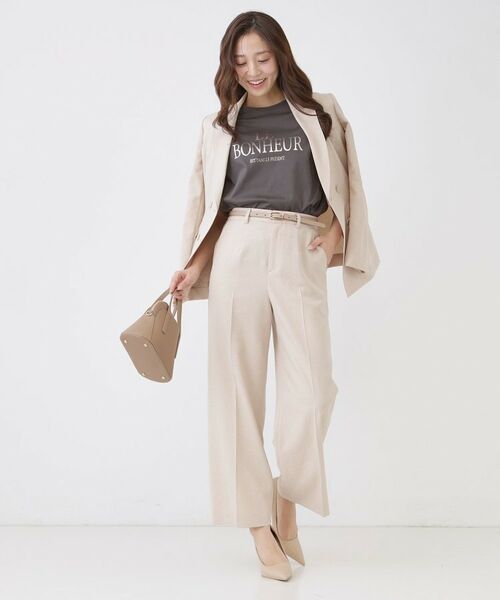 COUP DE CHANCE / クードシャンス Tシャツ | 【手洗い可／日本製】半袖ロゴTシャツ | 詳細3