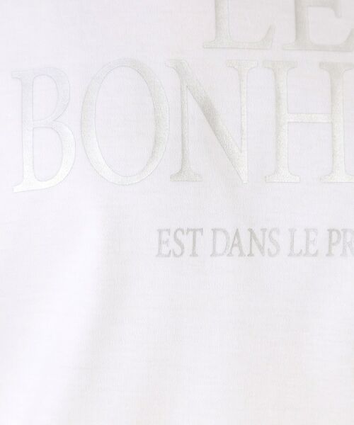 COUP DE CHANCE / クードシャンス Tシャツ | 【手洗い可／日本製】半袖ロゴTシャツ | 詳細8