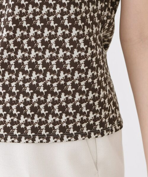 COUP DE CHANCE / クードシャンス カットソー | 【手洗い可／日本製／一枚着／ジャケットイン／セットアップ可】幾何柄カットソー | 詳細22