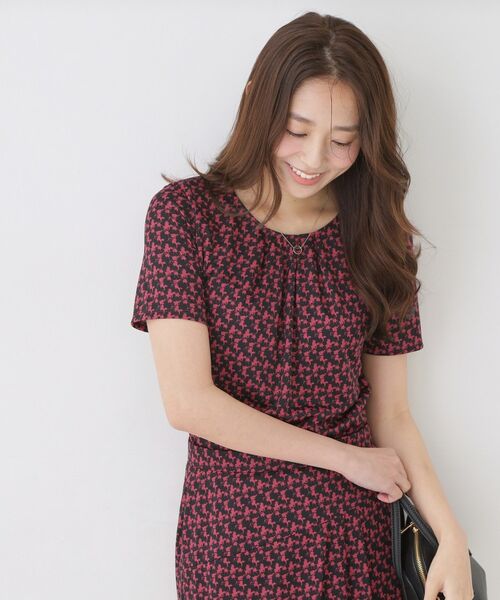 COUP DE CHANCE / クードシャンス カットソー | 【手洗い可／日本製／一枚着／ジャケットイン／セットアップ可】幾何柄カットソー | 詳細8