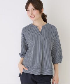 COUP DE CHANCE / クードシャンス カットソー | 【手洗い可／日本製】ストライプ柄ジャージートップス