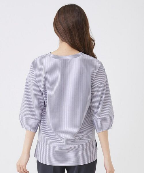 COUP DE CHANCE / クードシャンス カットソー | 【手洗い可／日本製】ストライプ柄ジャージートップス | 詳細19