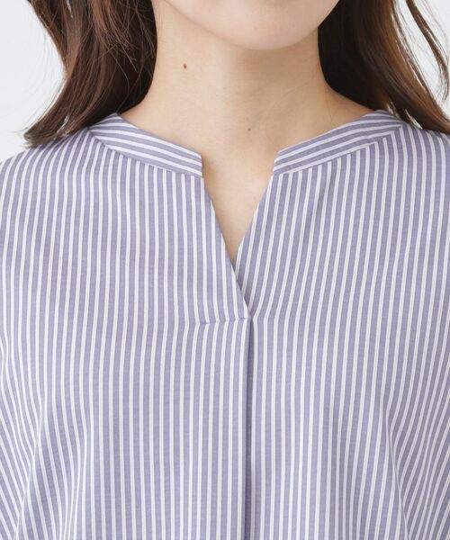 COUP DE CHANCE / クードシャンス カットソー | 【手洗い可／日本製】ストライプ柄ジャージートップス | 詳細20