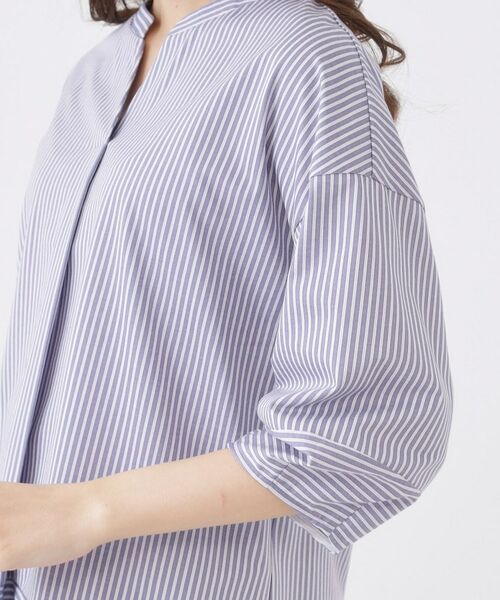 COUP DE CHANCE / クードシャンス カットソー | 【手洗い可／日本製】ストライプ柄ジャージートップス | 詳細25