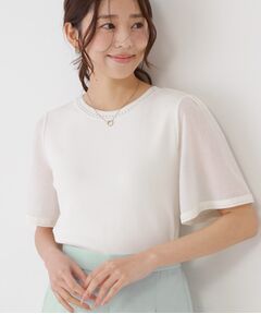 COUP DE CHANCE / クードシャンス ニット・セーター | 【手洗い可／日本製】シアースリーブニットトップス