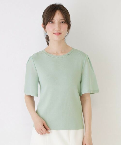 COUP DE CHANCE / クードシャンス ニット・セーター | 【手洗い可／日本製】シアースリーブニットトップス | 詳細13