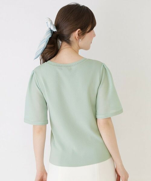 COUP DE CHANCE / クードシャンス ニット・セーター | 【手洗い可／日本製】シアースリーブニットトップス | 詳細15