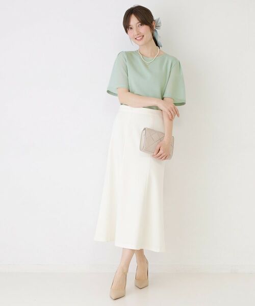 COUP DE CHANCE / クードシャンス ニット・セーター | 【手洗い可／日本製】シアースリーブニットトップス | 詳細3