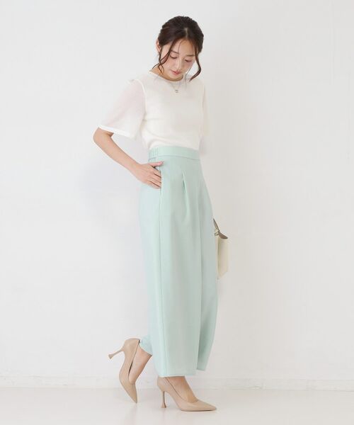 COUP DE CHANCE / クードシャンス ニット・セーター | 【手洗い可／日本製】シアースリーブニットトップス | 詳細7