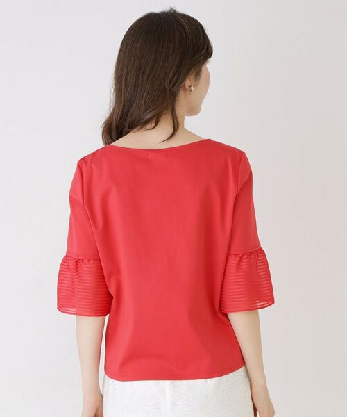 COUP DE CHANCE / クードシャンス カットソー | 【手洗い可／日本製／接触冷感】異素材ドッキング・カットソー | 詳細23