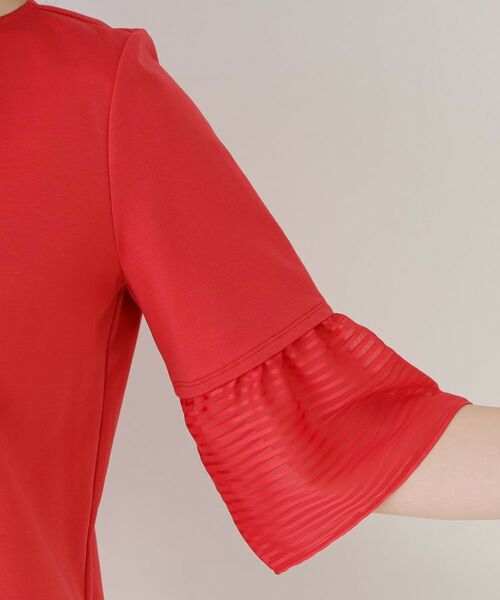 COUP DE CHANCE / クードシャンス カットソー | 【5分袖／日本製／接触冷感】異素材ドッキングカットソー | 詳細27