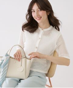 COUP DE CHANCE / クードシャンス カーディガン・ボレロ | 【手洗い可／日本製】メッシュ編み半袖カーディガン