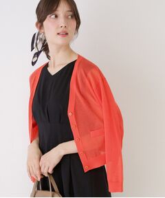COUP DE CHANCE / クードシャンス カーディガン・ボレロ | 【手洗い可】シアーカーディガン