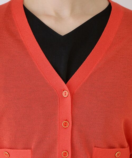 COUP DE CHANCE / クードシャンス カーディガン・ボレロ | 【手洗い可】シアーカーディガン | 詳細16