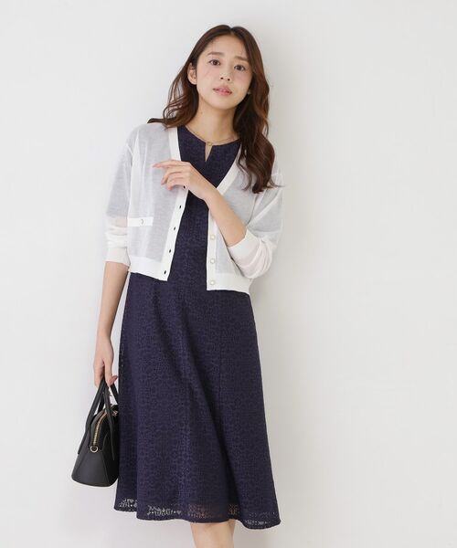 COUP DE CHANCE / クードシャンス カーディガン・ボレロ | 【手洗い可】シアーカーディガン | 詳細6