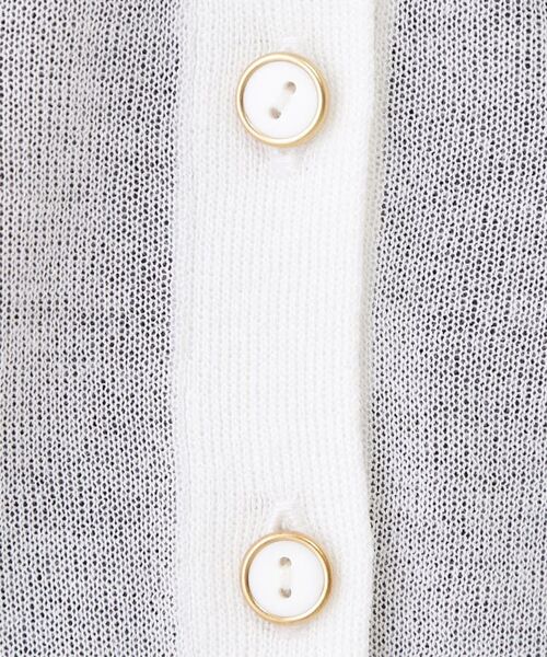 COUP DE CHANCE / クードシャンス カーディガン・ボレロ | 【手洗い可】シアーカーディガン | 詳細8