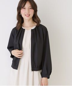 COUP DE CHANCE / クードシャンス レザーブルゾン・ジャケット | 【手洗い可／裏地無し／軽い着心地】コンパクトブルゾン