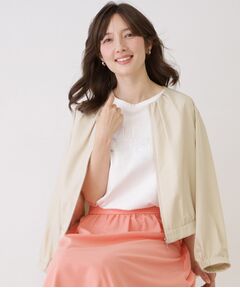 COUP DE CHANCE / クードシャンス レザーブルゾン・ジャケット | 【手洗い可／裏地無し／軽い着心地】コンパクトブルゾン