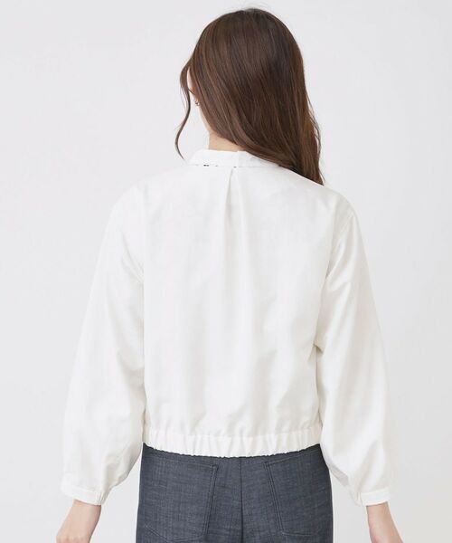 COUP DE CHANCE / クードシャンス レザーブルゾン・ジャケット | 【手洗い可／裏地無し／軽い着心地】コンパクトブルゾン | 詳細15