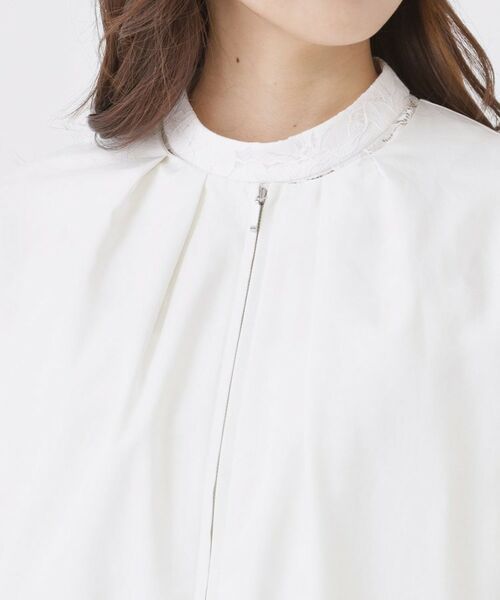 COUP DE CHANCE / クードシャンス レザーブルゾン・ジャケット | 【手洗い可／裏地無し／軽い着心地】コンパクトブルゾン | 詳細16