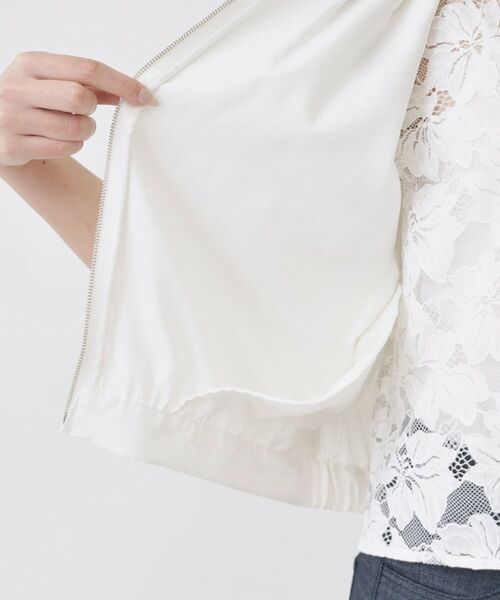 COUP DE CHANCE / クードシャンス レザーブルゾン・ジャケット | 【手洗い可／裏地無し／軽い着心地】コンパクトブルゾン | 詳細19