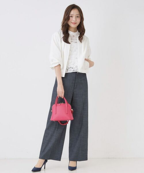 COUP DE CHANCE / クードシャンス レザーブルゾン・ジャケット | 【手洗い可／裏地無し／軽い着心地】コンパクトブルゾン | 詳細2