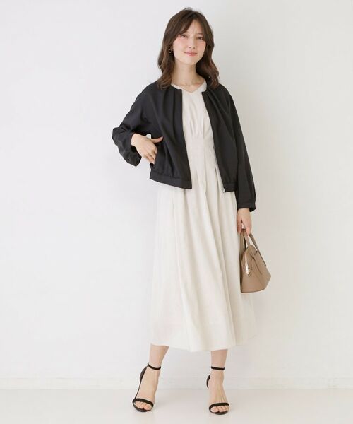 COUP DE CHANCE / クードシャンス レザーブルゾン・ジャケット | 【手洗い可／裏地無し／軽い着心地】コンパクトブルゾン | 詳細6