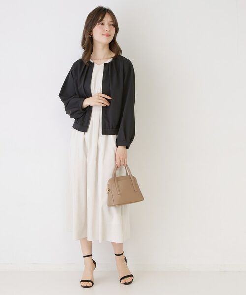 COUP DE CHANCE / クードシャンス レザーブルゾン・ジャケット | 【手洗い可／裏地無し／軽い着心地】コンパクトブルゾン | 詳細7