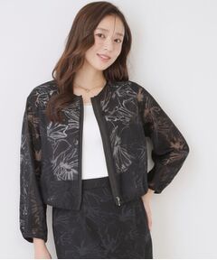 COUP DE CHANCE / クードシャンス レザーブルゾン・ジャケット | 【手洗い可／日本製／裏無し／セットアップ可】オパール加工ブルゾン