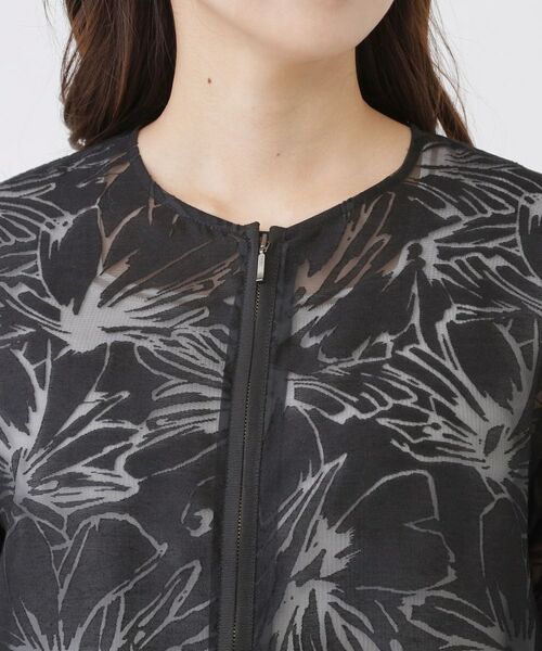 COUP DE CHANCE / クードシャンス レザーブルゾン・ジャケット | 【手洗い可／日本製／裏無し／セットアップ可】オパール加工ブルゾン | 詳細12