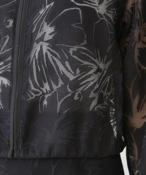 COUP DE CHANCE / クードシャンス レザーブルゾン・ジャケット | 【手洗い可／日本製／裏無し／セットアップ可】オパール加工ブルゾン | 詳細15