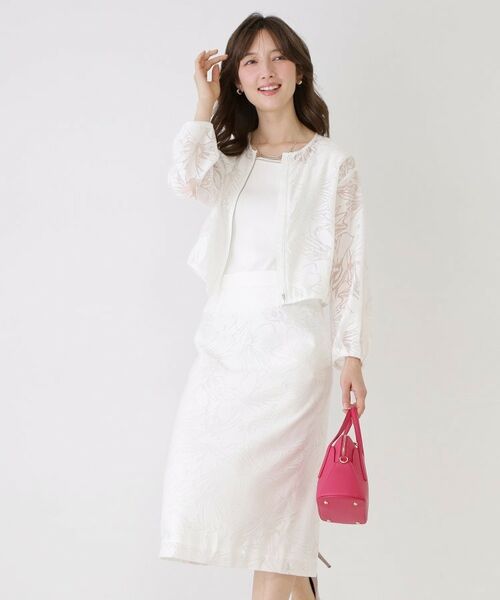 COUP DE CHANCE / クードシャンス レザーブルゾン・ジャケット | 【手洗い可／日本製／裏無し／セットアップ可】オパール加工ブルゾン | 詳細6