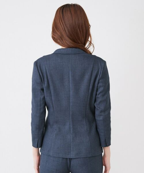 COUP DE CHANCE / クードシャンス テーラードジャケット | 【手洗い可／日本製／裏地無し／7分袖／UV／清涼感／セットアップ可】麻調合繊テーラードジャケット | 詳細15