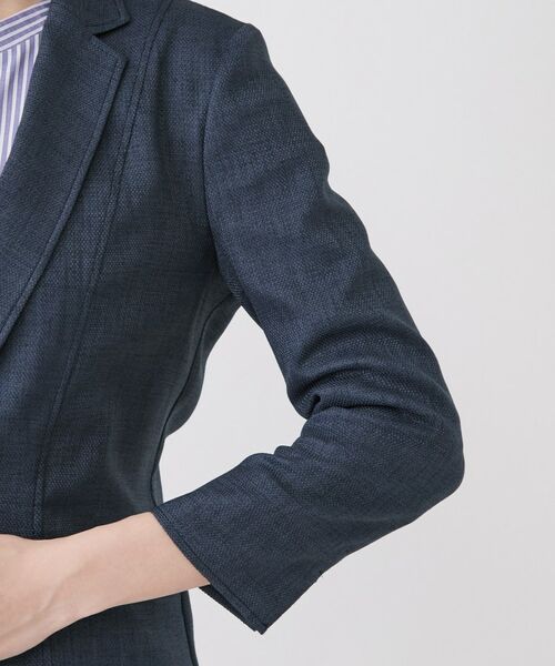 COUP DE CHANCE / クードシャンス テーラードジャケット | 【手洗い可／日本製／裏地無し／7分袖／UV／清涼感／セットアップ可】麻調合繊テーラードジャケット | 詳細17