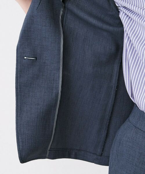 COUP DE CHANCE / クードシャンス テーラードジャケット | 【手洗い可／日本製／裏地無し／7分袖／UV／清涼感／セットアップ可】麻調合繊テーラードジャケット | 詳細21