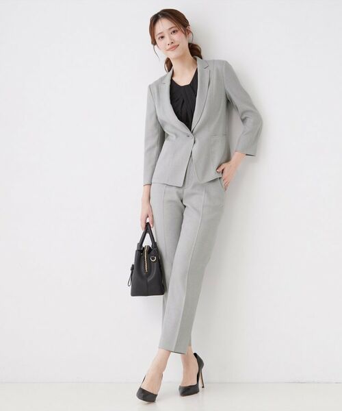 COUP DE CHANCE / クードシャンス テーラードジャケット | 【手洗い可／日本製／裏地無し／7分袖／UV／清涼感／セットアップ可】麻調合繊テーラードジャケット | 詳細7